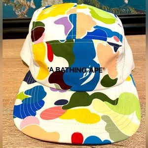 Bape Multi Camo Camp Hat - NWOT - 100% Authentic